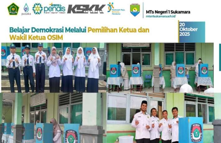 Belajar Demokrasi Melalui Pemilihan Ketua dan Wakil Ketua OSIM